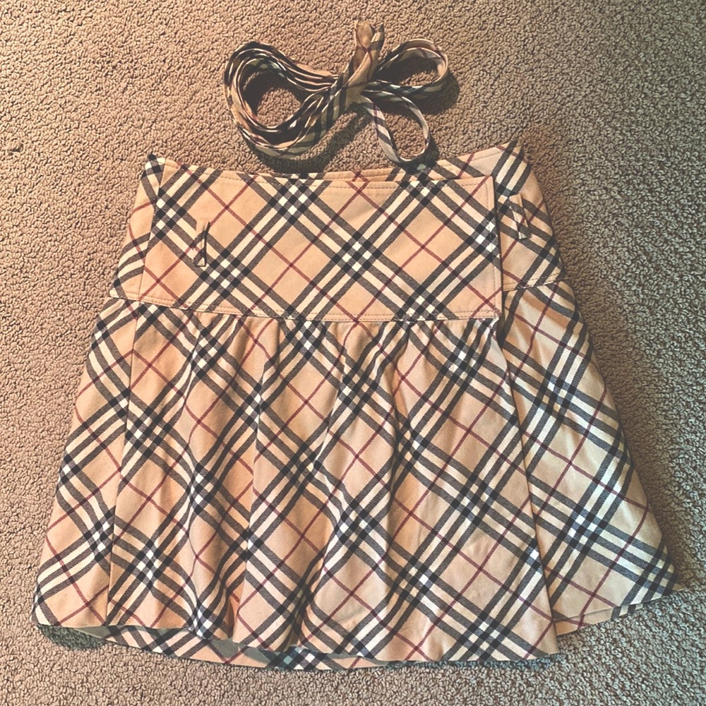 Authentic Burberry Blue Label Japan plaid wrap skirt 38 or 4
